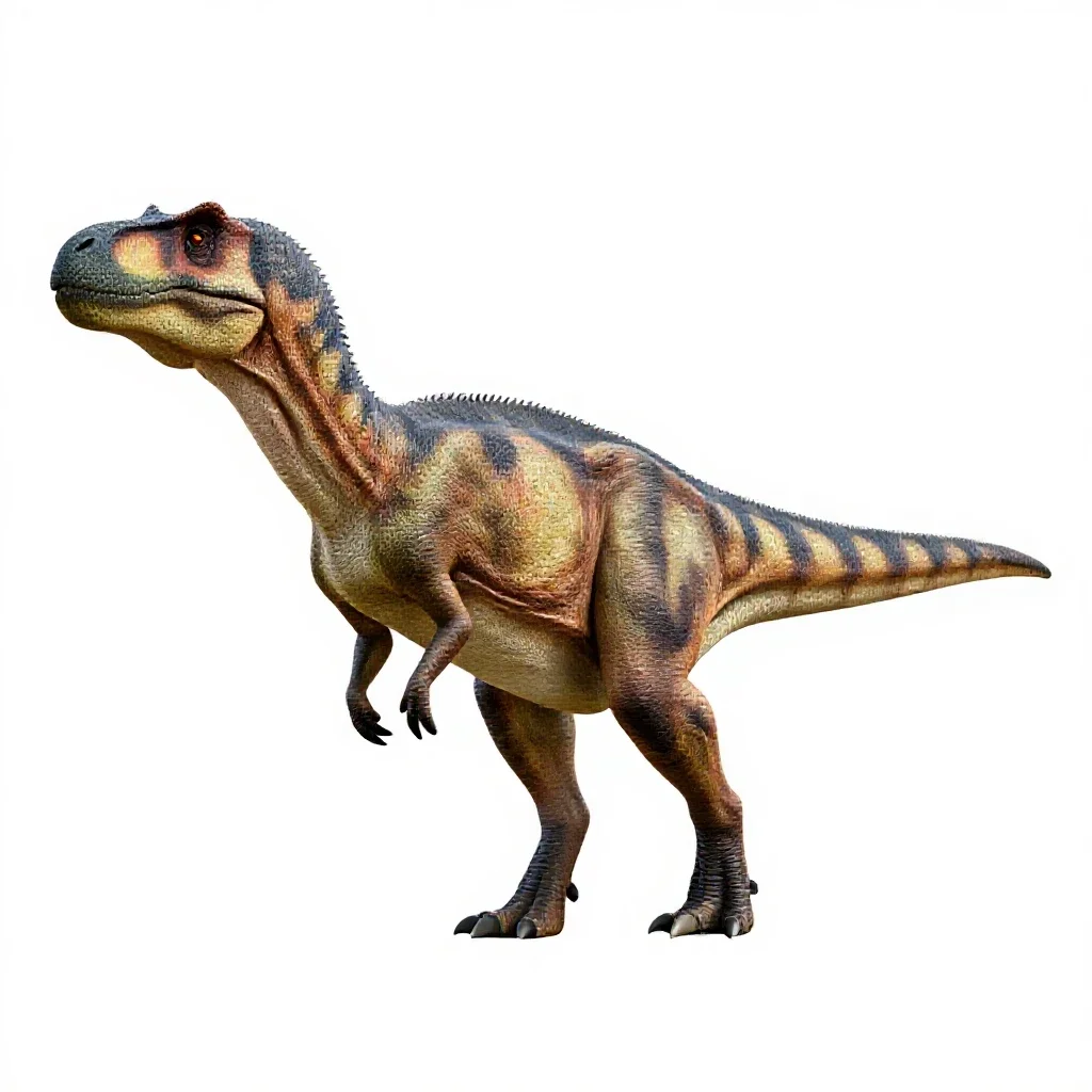 Staurikosaur isolated on a white background