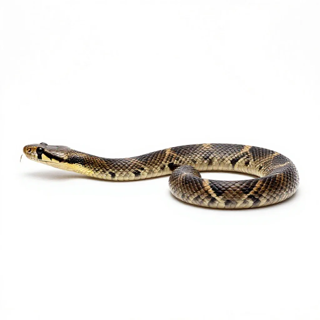 Taipan isolated on a white background