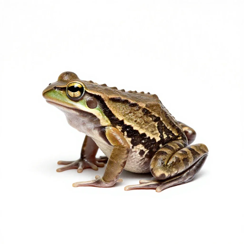 Tarahumara frog isolated on a white background