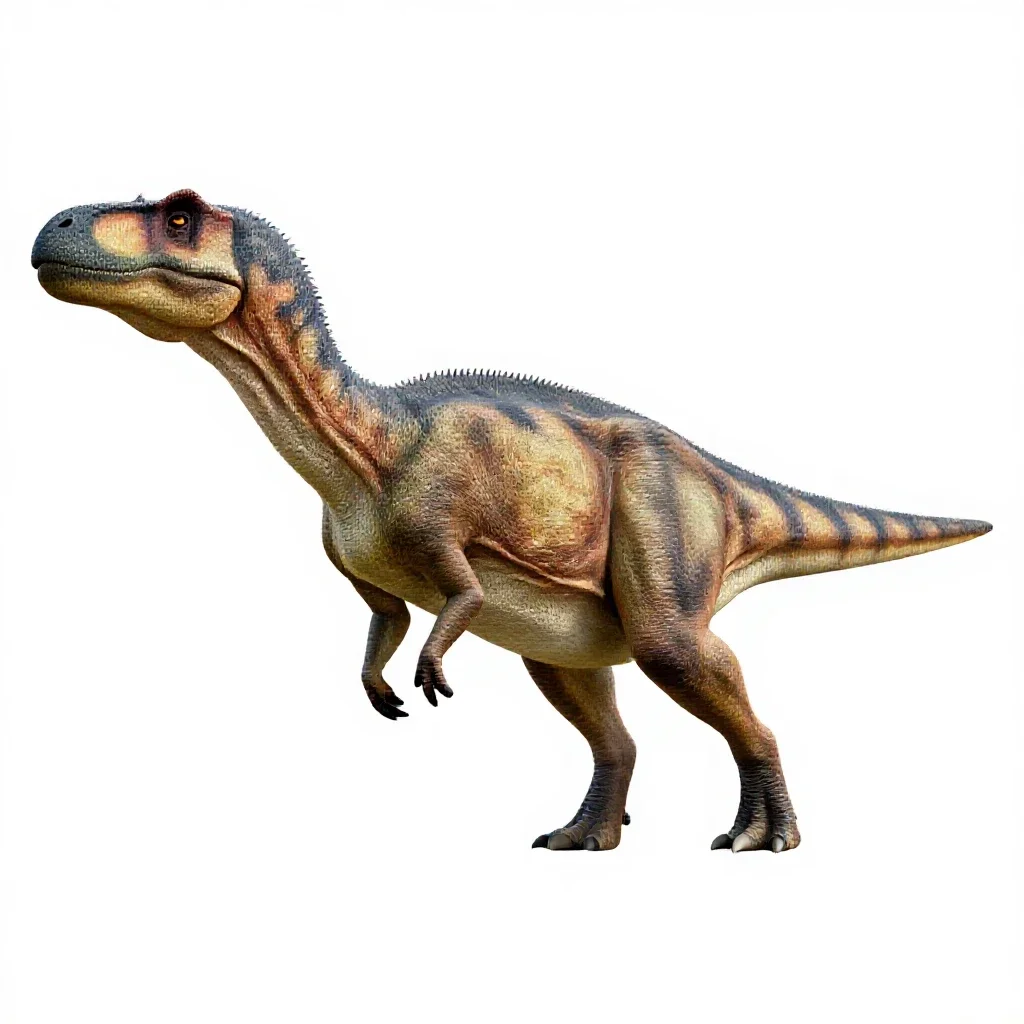 Trachodon isolated on a white background