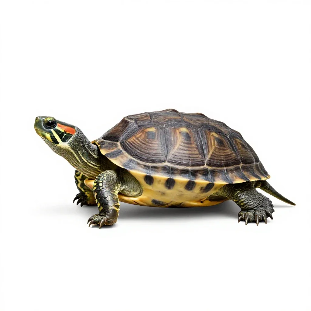 Turtle isolated on a white background