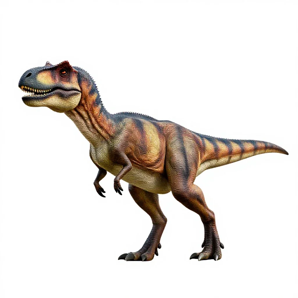 Velociraptor isolated on a white background