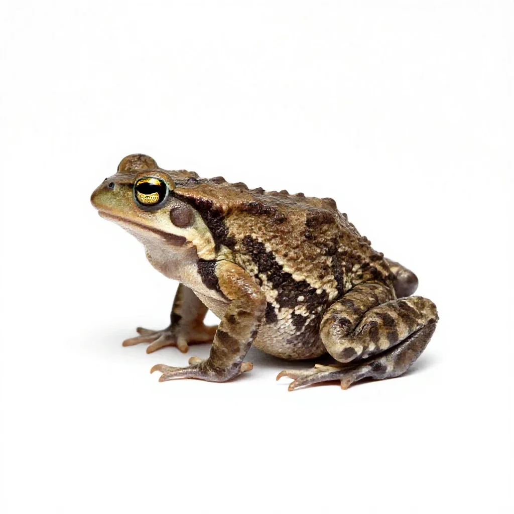 Western spadefoot isolated on a white background