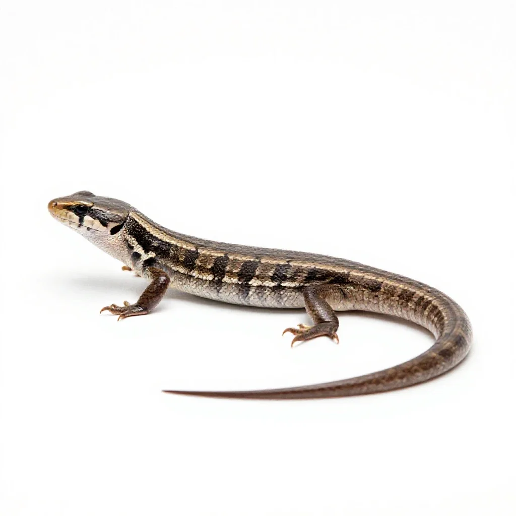 Whiptail isolated on a white background