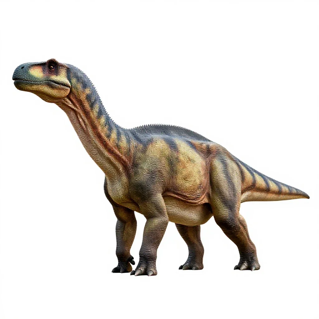 Apatosaur isolated on a white background