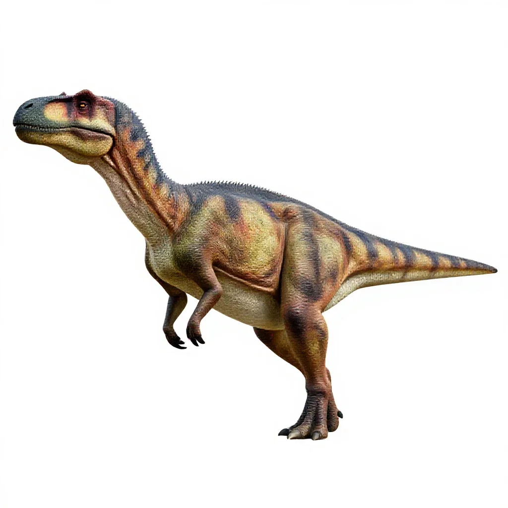 Edmontosaurus isolated on a white background