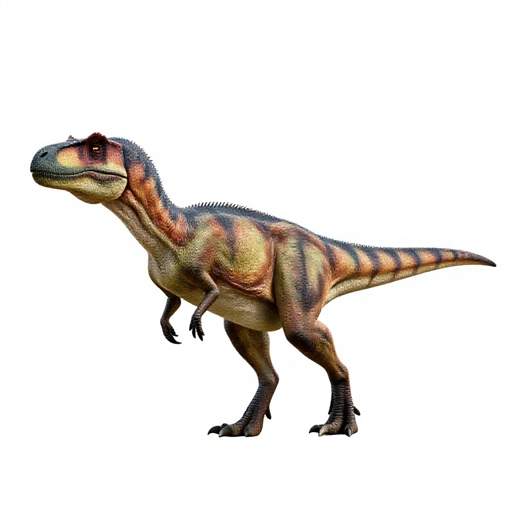 Eoraptor isolated on a white background