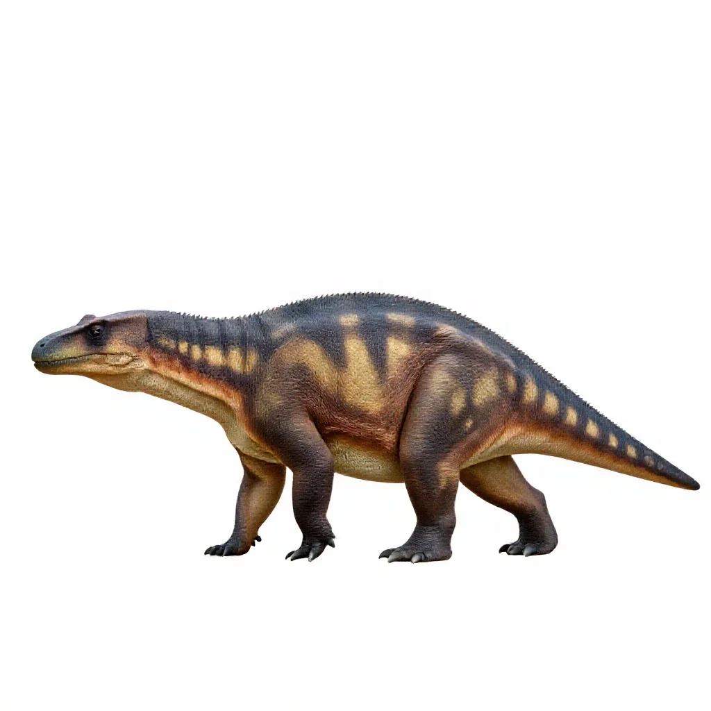 Ictodosaur isolated on a white background