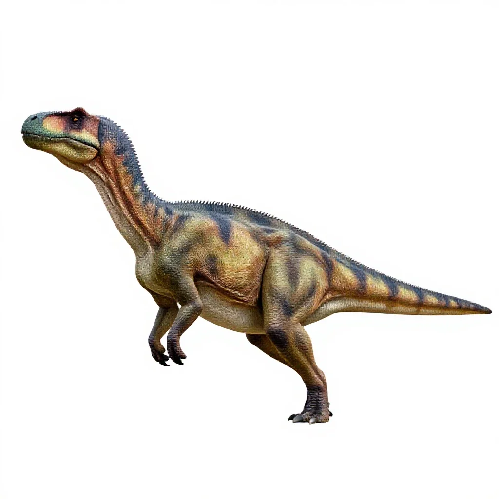 Ornithischian isolated on a white background