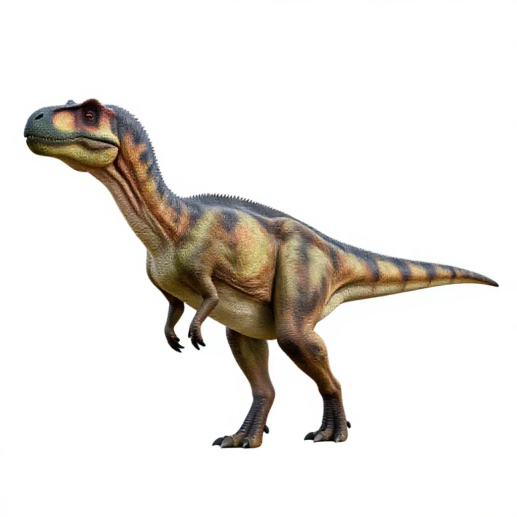 Ornithopod isolated on a white background