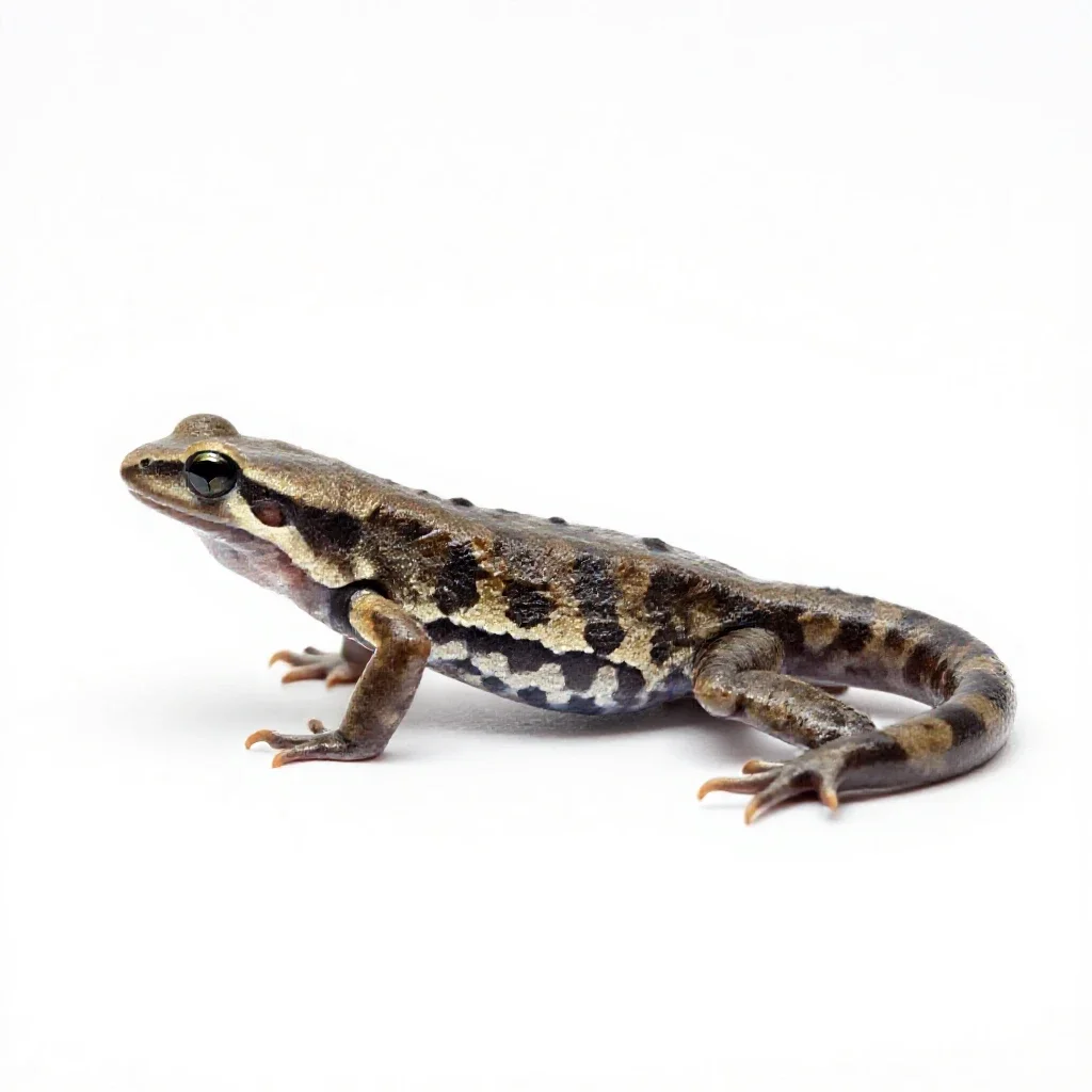 Urodele isolated on a white background
