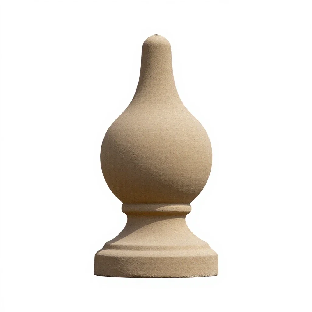 Roof finial isolated on a white background