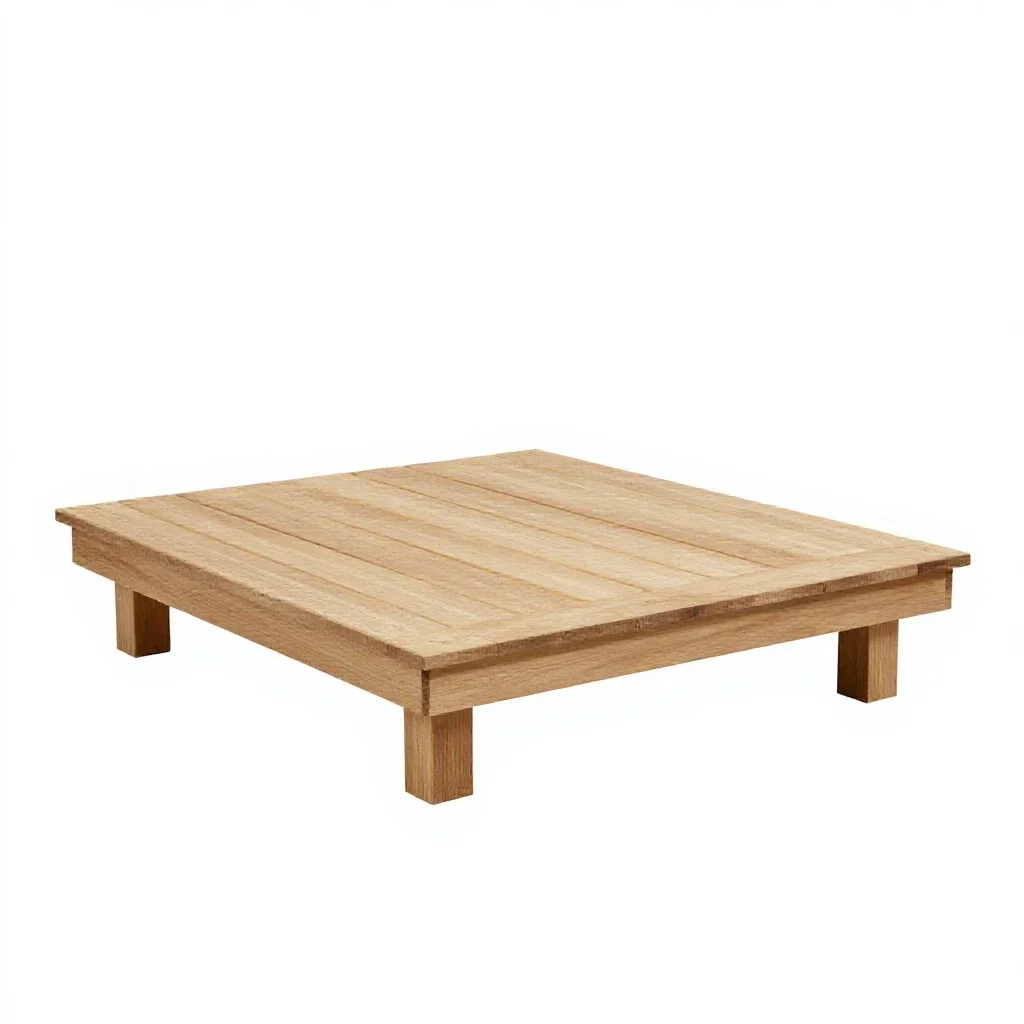 Treehouse platform isolated on a white background