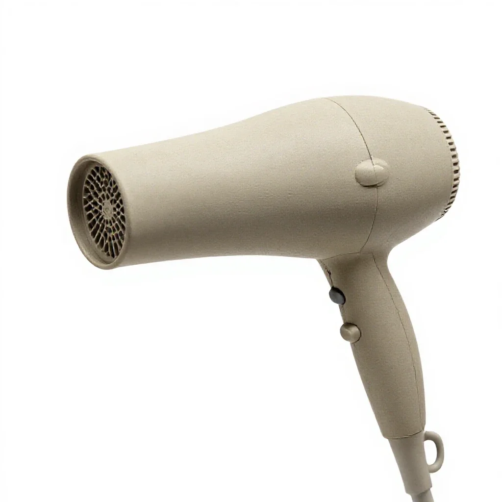 Hair dryer isolated on a white background