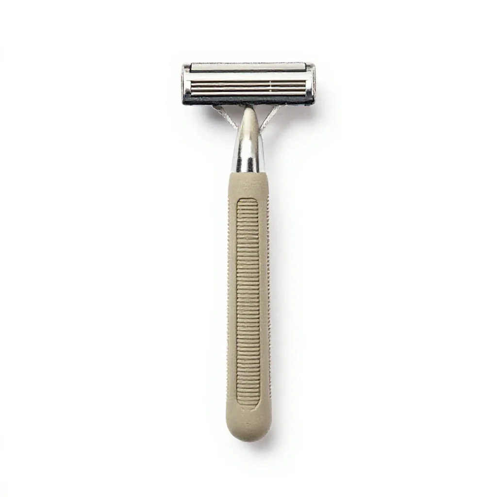 Safety razor isolated on a white background