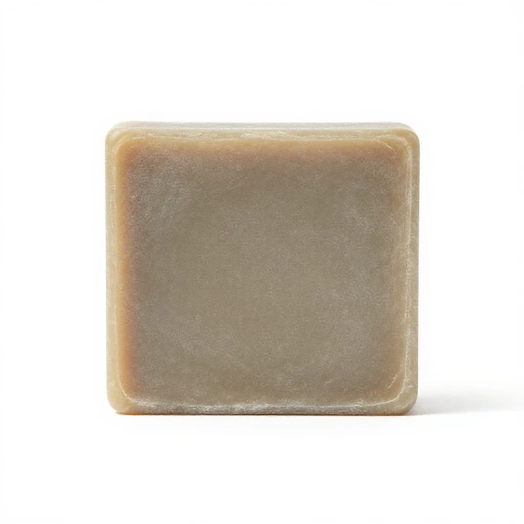 Shampoo bar isolated on a white background