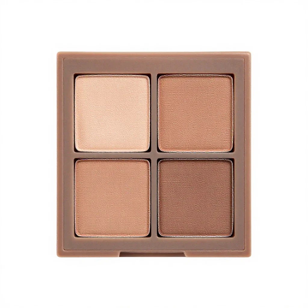 Eyeshadow palette isolated on a white background