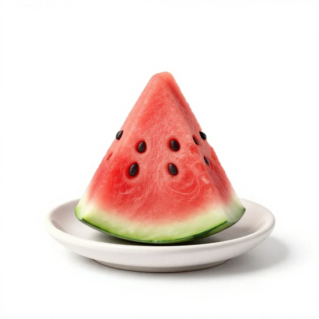 Watermelon agua fresca isolated on a white background