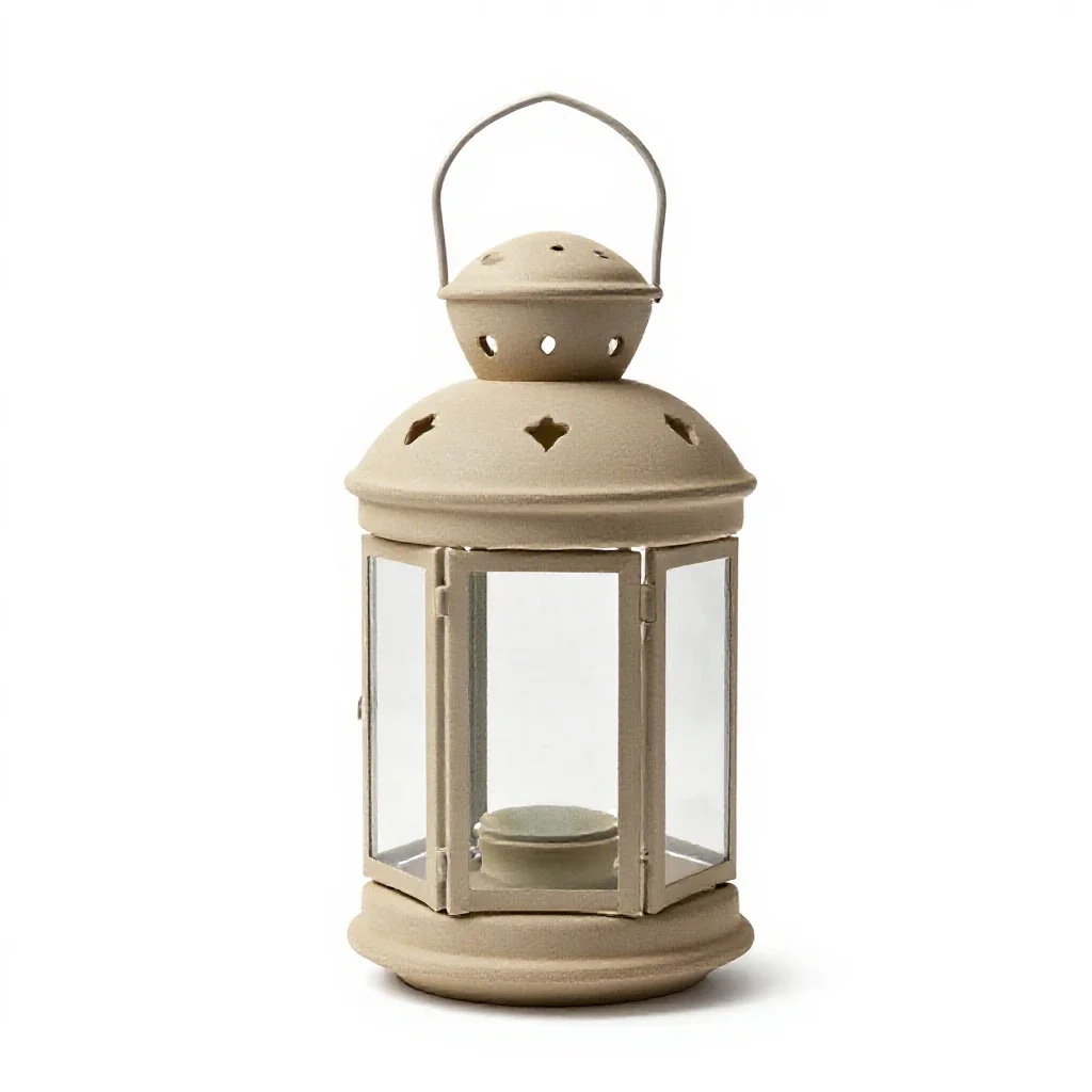 Matariki star lantern isolated on a white background