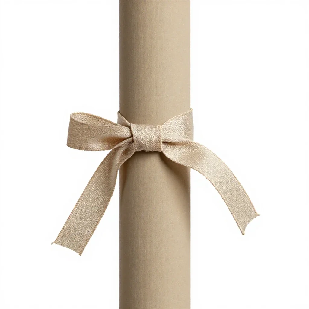 Maypole ribbon set isolated on a white background