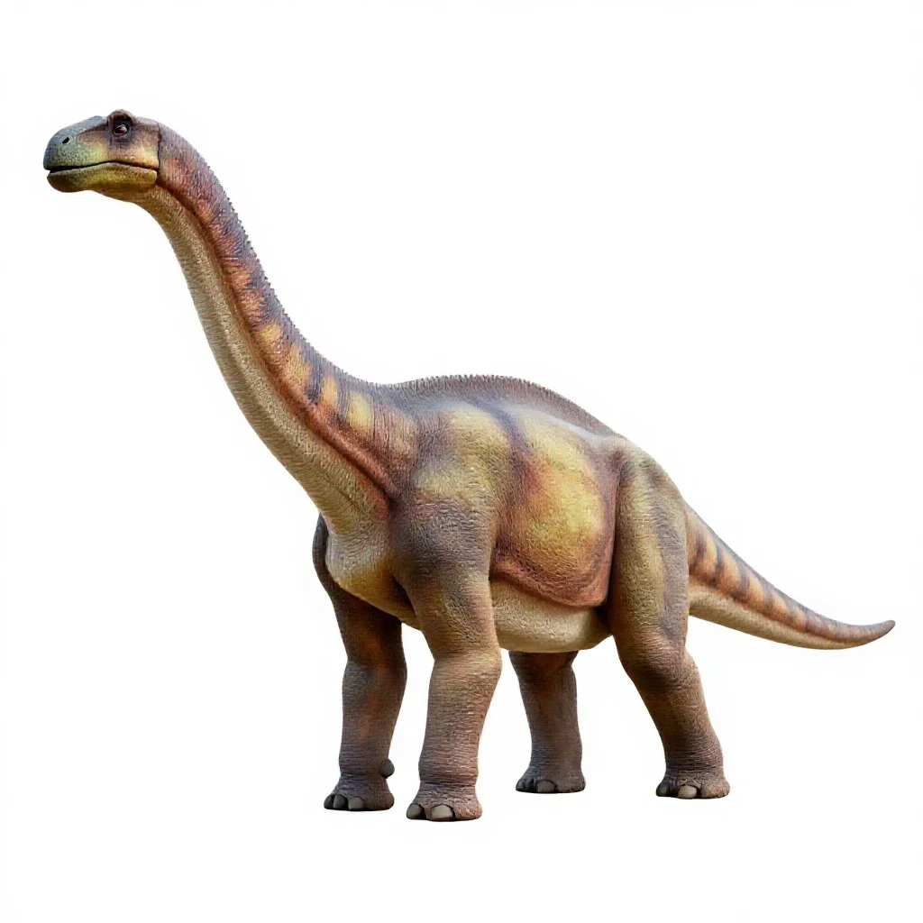 Diplodocus isolated on a white background
