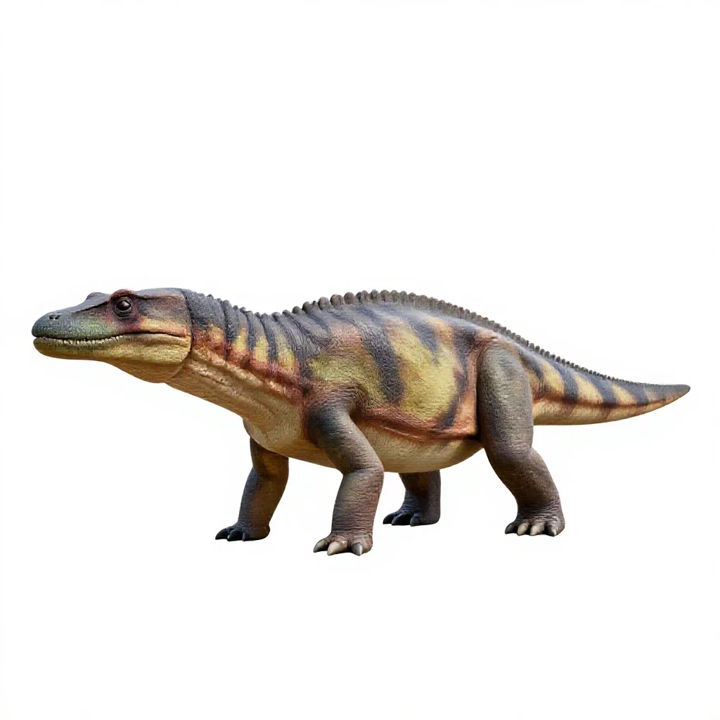Mosasaurus isolated on a white background