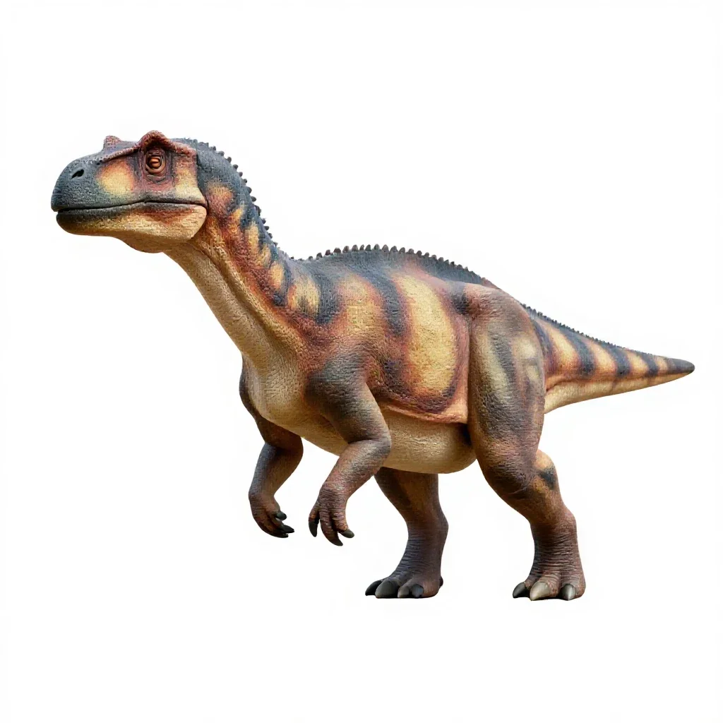 Pachycephalosaurus isolated on a white background