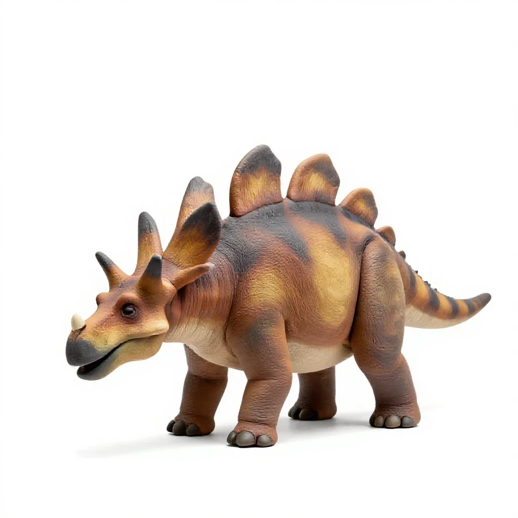 Stegosaurus isolated on a white background