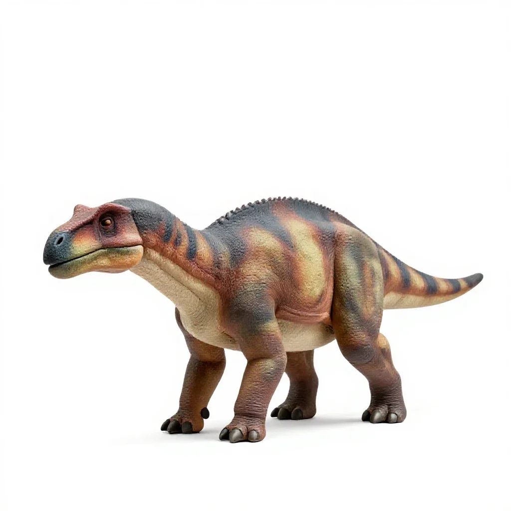 Therizinosaurus isolated on a white background