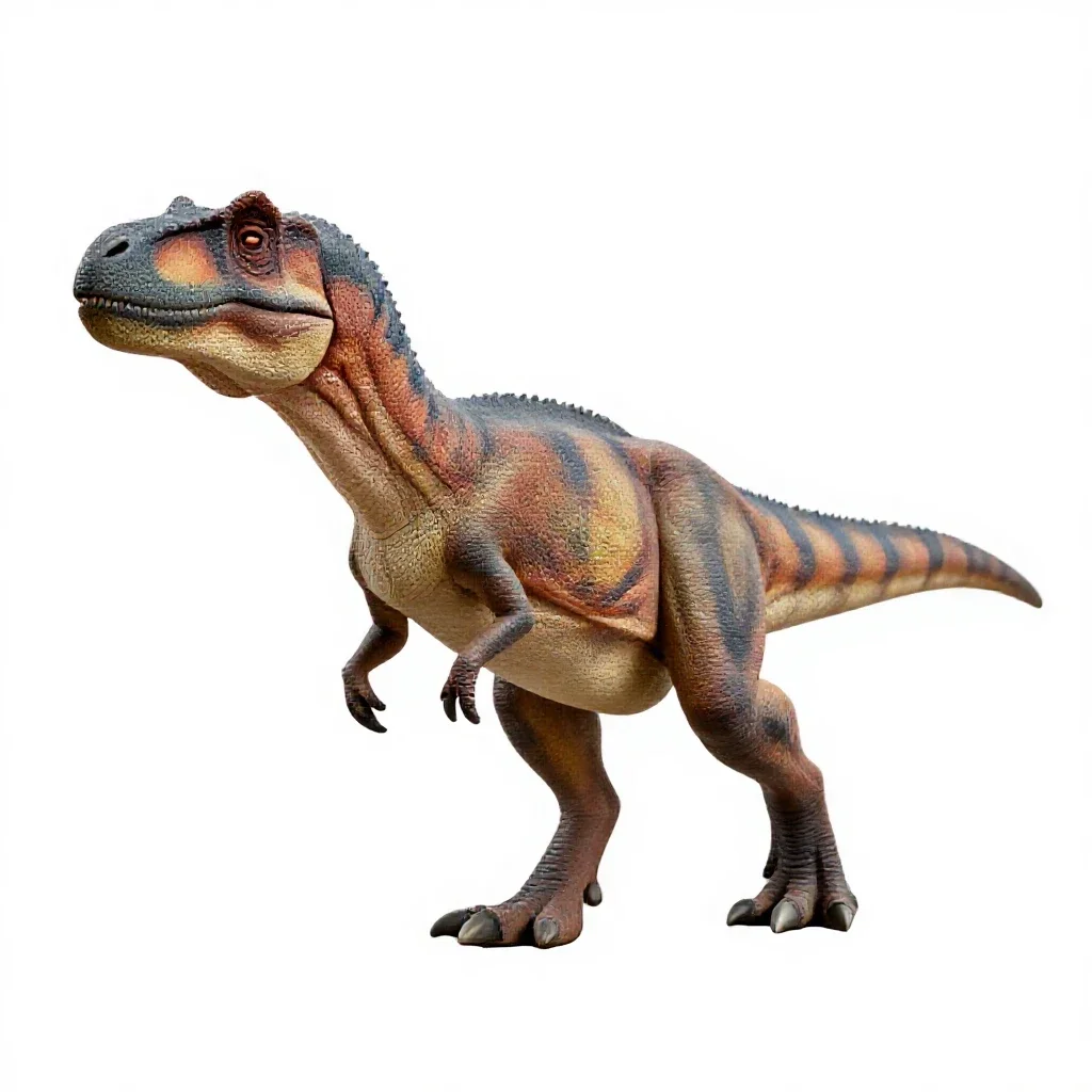 Allosaurus isolated on a white background