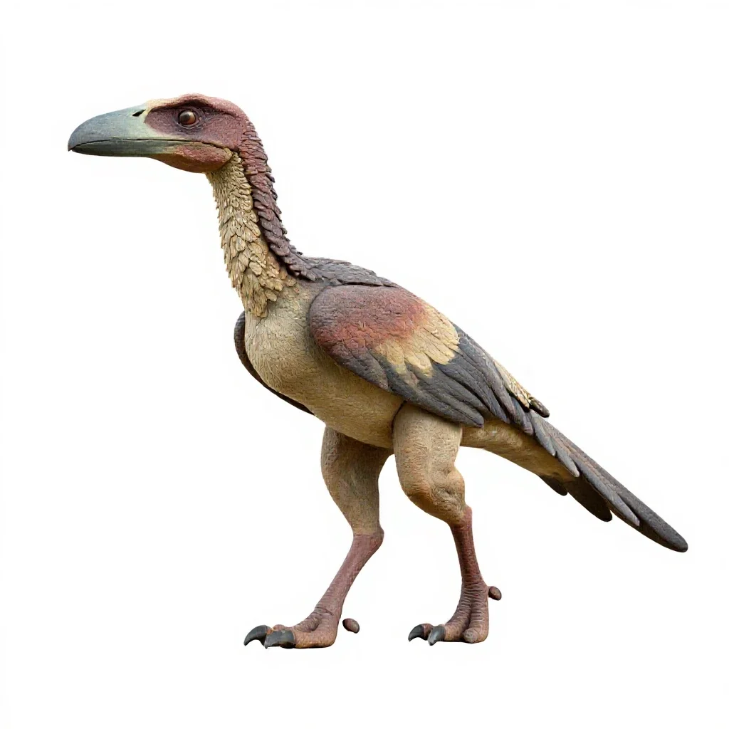 Archaeopteryx isolated on a white background