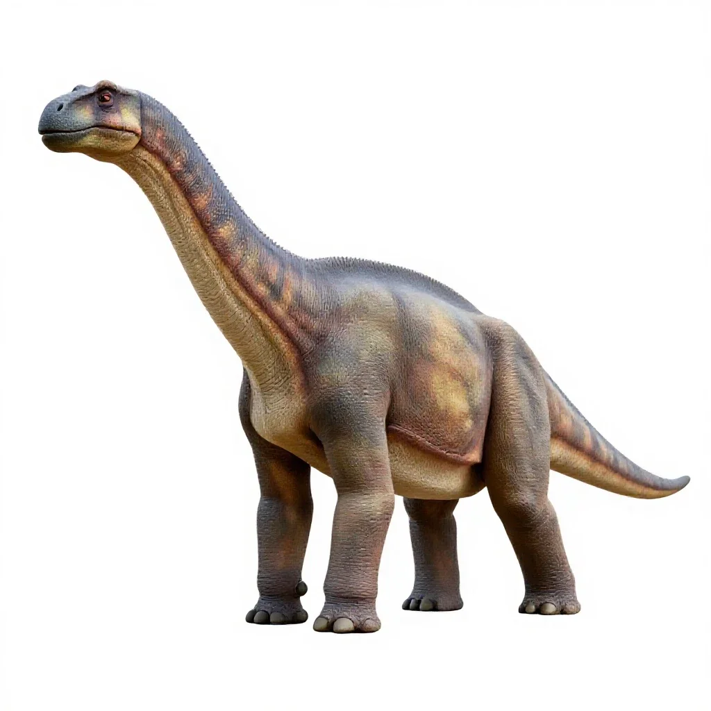 Argentinosaurus isolated on a white background
