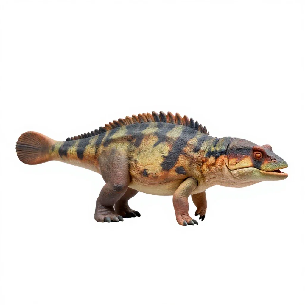 Ichthyosaur isolated on a white background