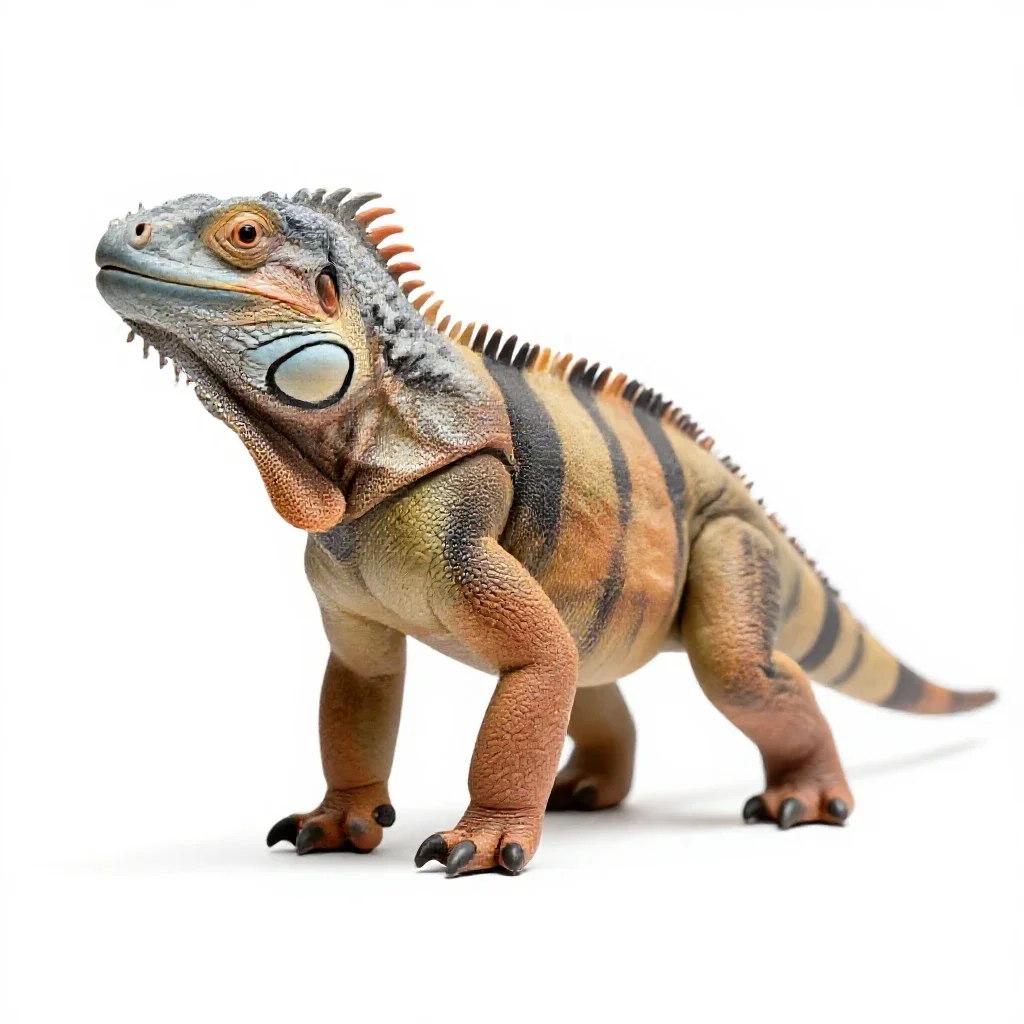 Iguanodon isolated on a white background