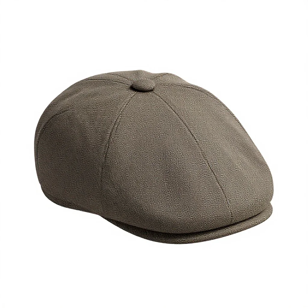 Flat cap isolated on a white background