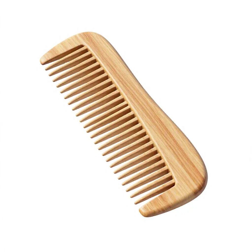 Hair comb isolated on a white background