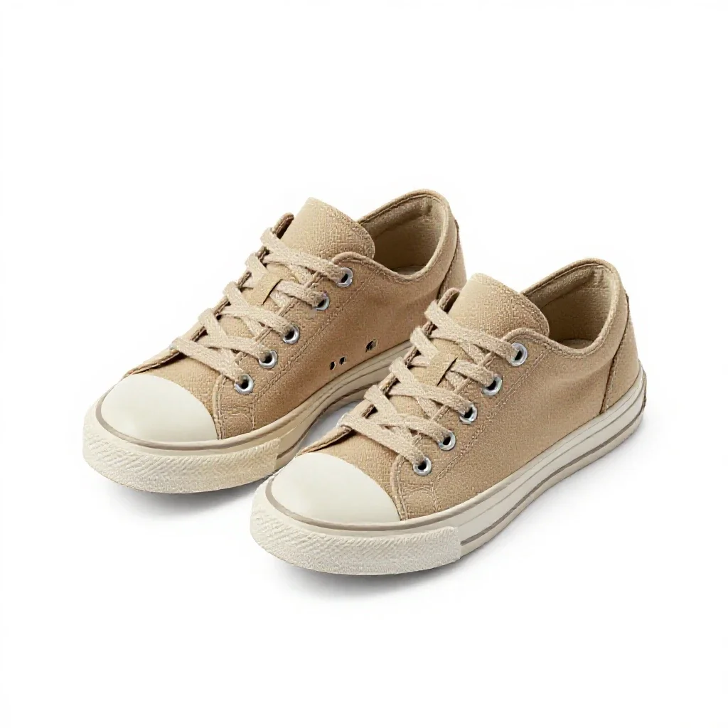 Pair of sneakers isolated on a white background