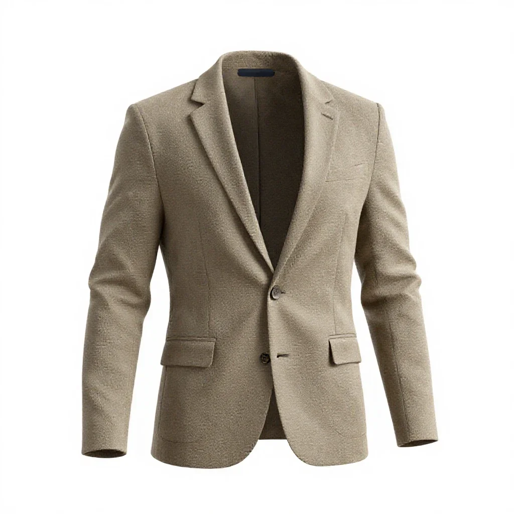 Tailored blazer isolated on a white background