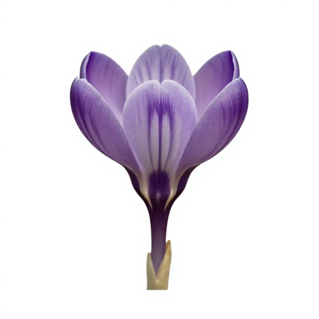 Crocus isolated on a white background