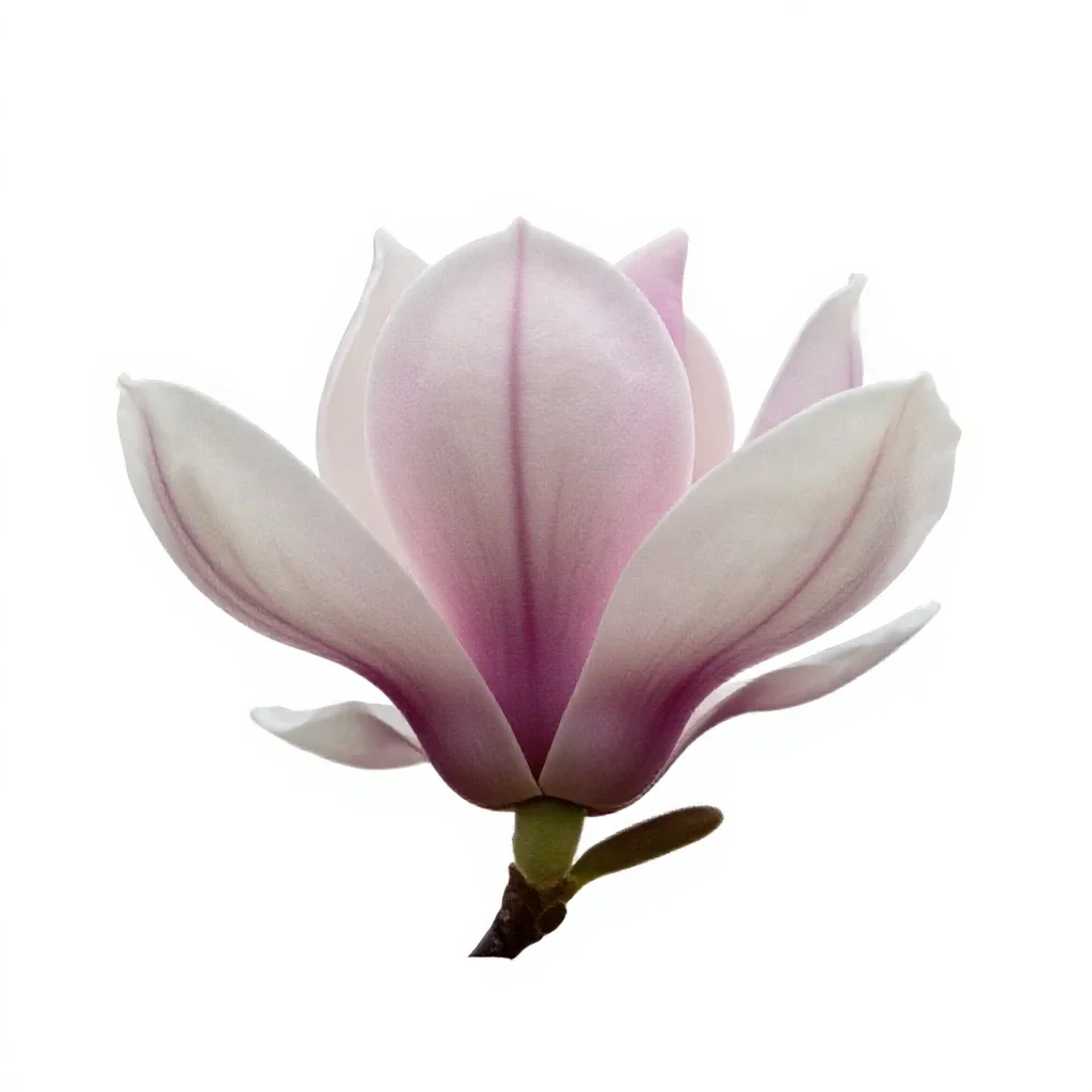 Magnolia flower isolated on a white background