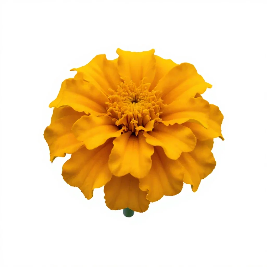 Marigold isolated on a white background