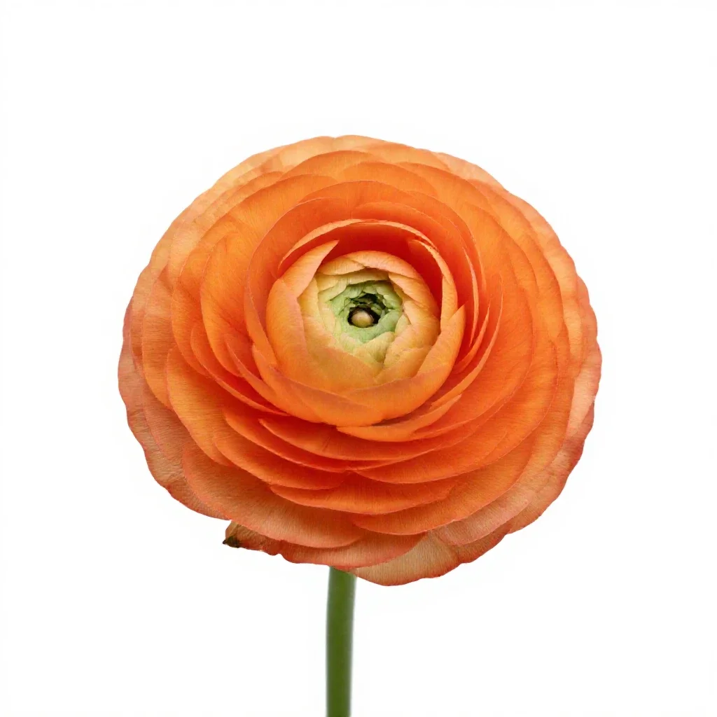 Ranunculus isolated on a white background
