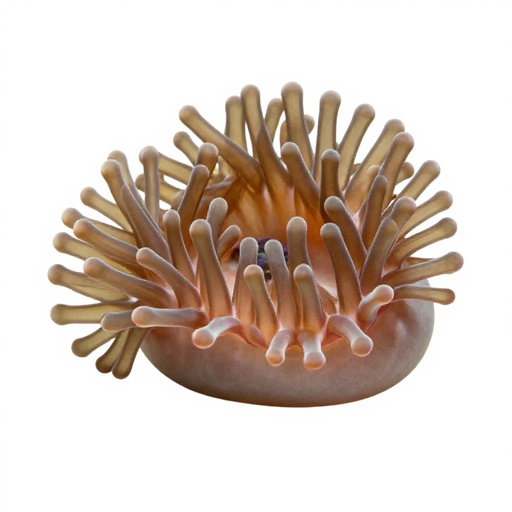 Anemone isolated on a white background