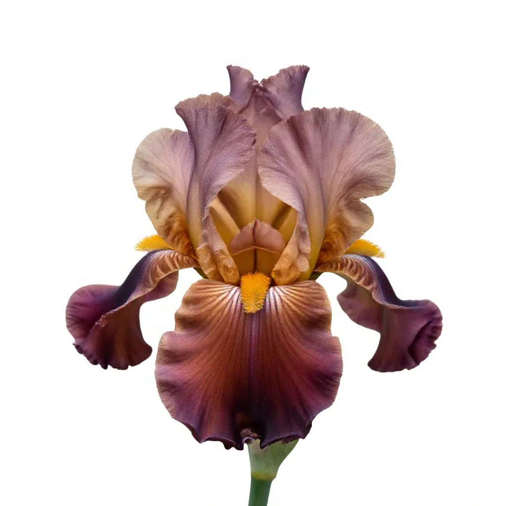 Iris isolated on a white background