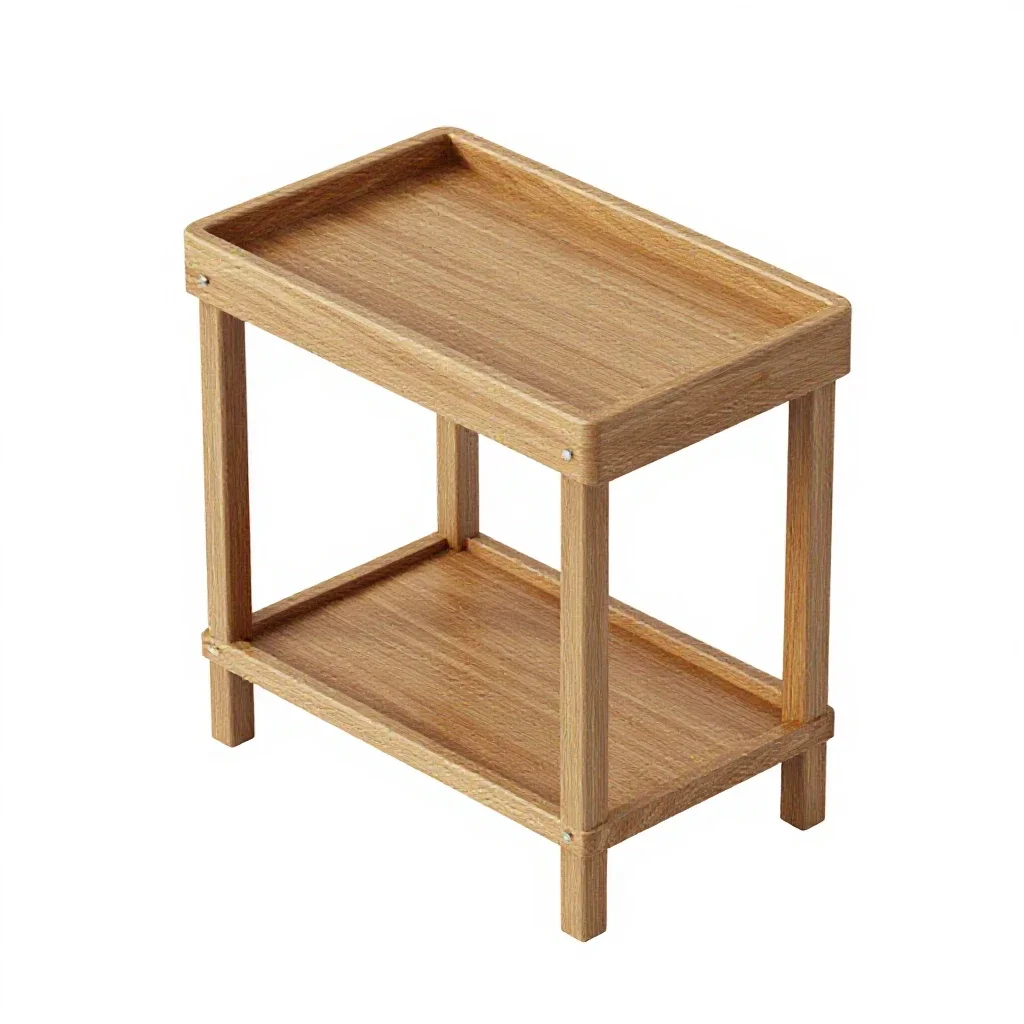 Bar cart isolated on a white background