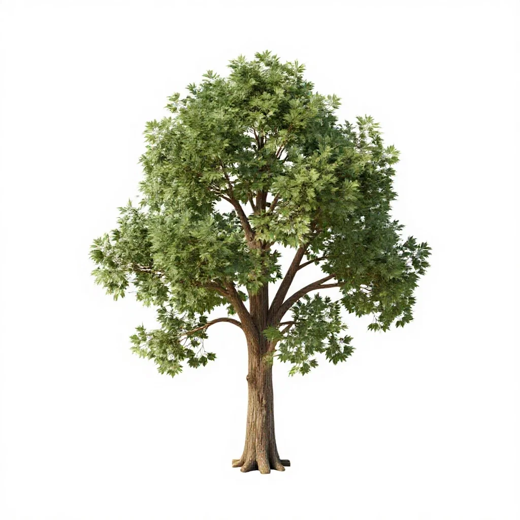 Hall tree with hooks isolated on a white background