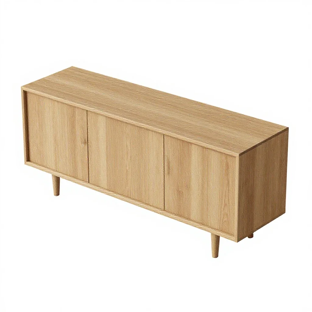Sideboard credenza isolated on a white background