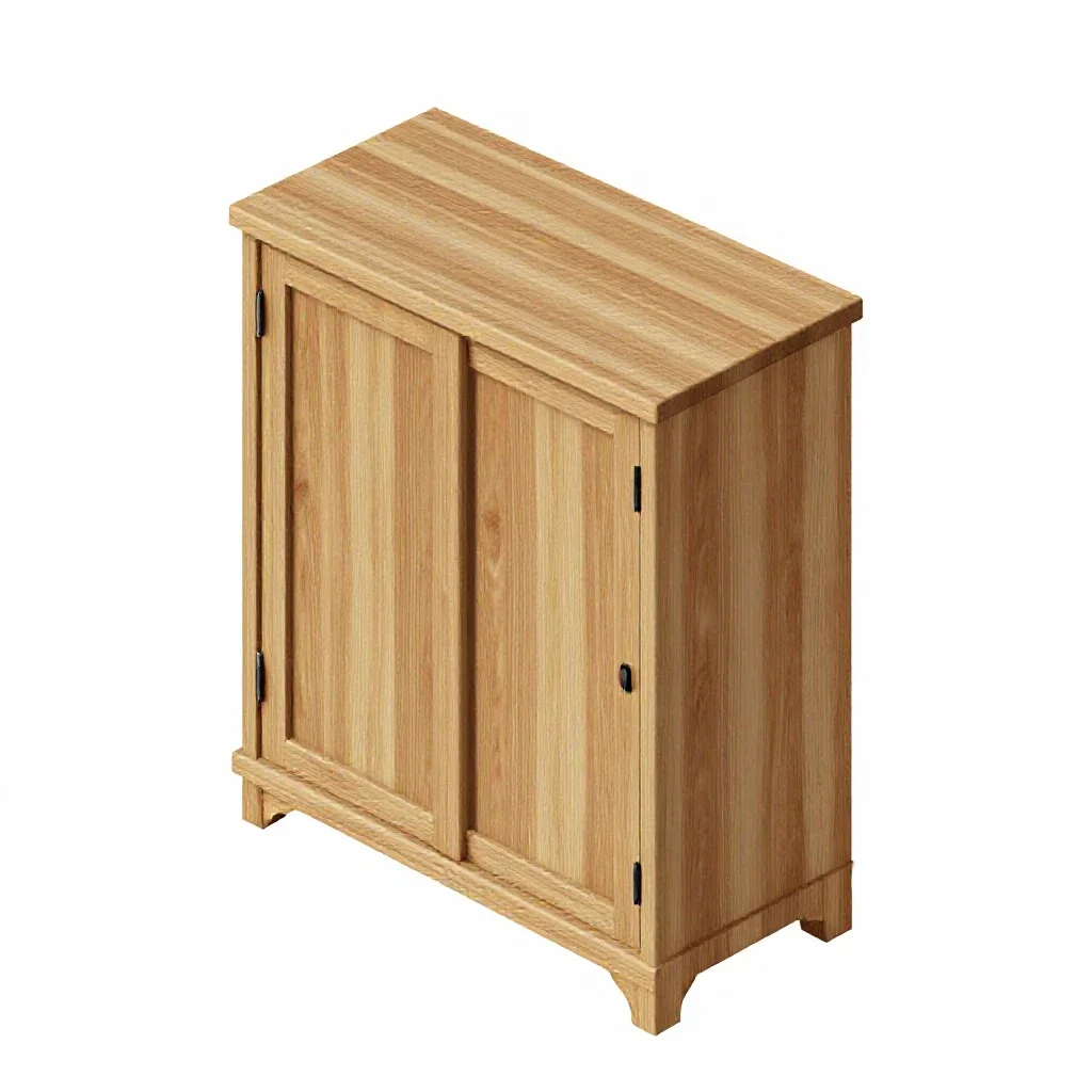 Apothecary cabinet isolated on a white background