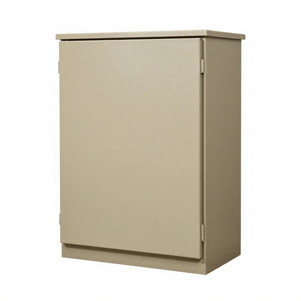 Battery storage cabinet isolated on a white background