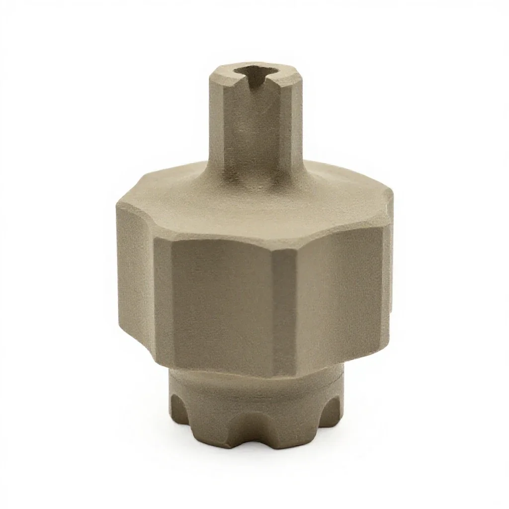 Cnc tool holder isolated on a white background